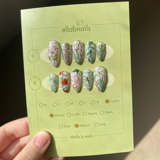 Botanical Stained Glass Set