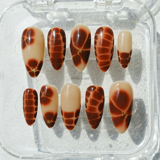 Brown Blooming Autumnal Set